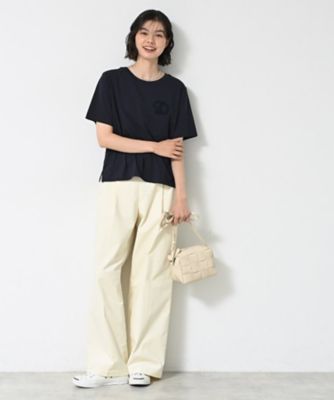 【接触冷感・洗える】チュール刺繍Ｔシャツ（２００２５２７２６９）