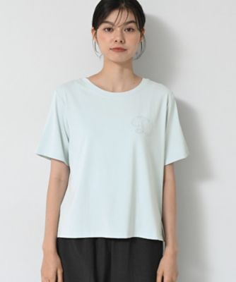 【接触冷感・洗える】チュール刺繍Ｔシャツ（２００２５２７２６９）