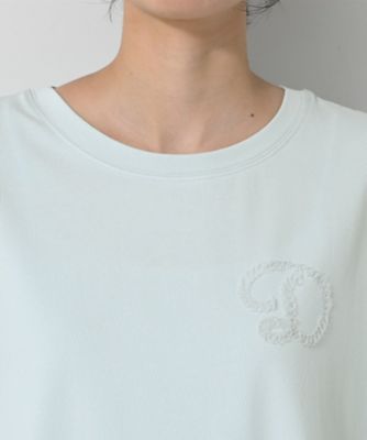 【接触冷感・洗える】チュール刺繍Ｔシャツ（２００２５２７２６９）