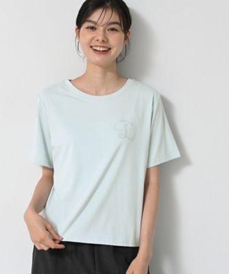 【接触冷感・洗える】チュール刺繍Ｔシャツ（２００２５２７２６９）