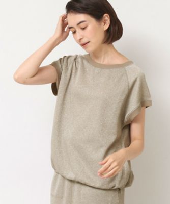 洗練配色が映える名品☆【CHANEL】バイカラートップス L】【ベストセラー柄】【接触冷感】【ウォッシャブル