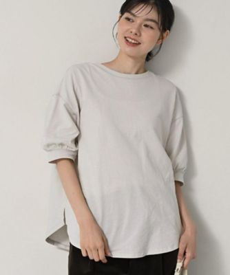 【SALE】Dessin (Women)/デッサン【360度可愛い/前後2WAY/洗える】ライトコットンヘンリーカットソー(2002527271) ベージュ050 トップス【三越伊勢丹/公式】