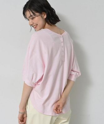 【SALE】Dessin (Women)/デッサン【360度可愛い/前後2WAY/洗える】ライトコットンヘンリーカットソー(2002527271) ピンク070 トップス【三越伊勢丹/公式】