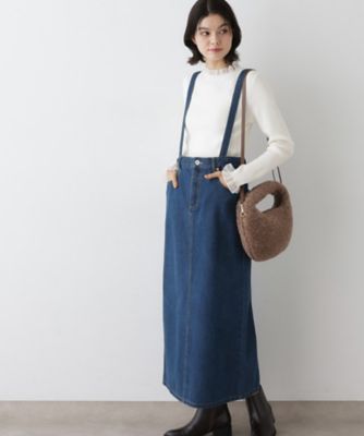 ＜Dessin (Women)＞【２ＷＡＹ・洗える】デニムジャンパースカート（２００２５２７３３３）