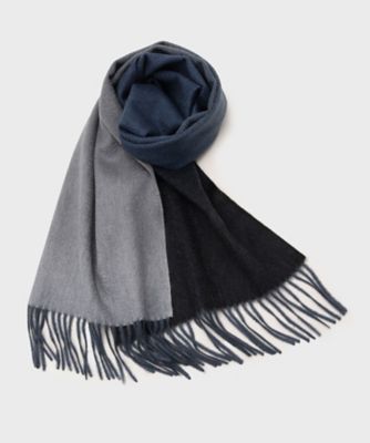 tk. TAKEO KIKUCHI (Men)/ティーケー タケオキクチ グラデーションマフラー(2002527363) アオ494 ネックウォーマー【三越伊勢丹/公式】