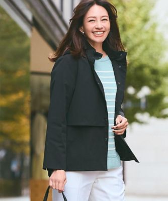 ＜Reflect (Women)＞【すっきり見え／フード取り外し可／通勤におすすめ◎】ライティアウター（２００２５２７５９７）