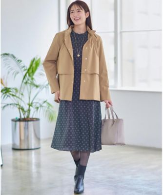 ライトアウター／すっきり見え／フード取り外し可／通勤に