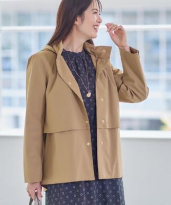 【美品】トゥモローランド 2wayコートフード着脱可 光沢感高級感 ライトダブルフェイスシャギー ストール付きコート | maison