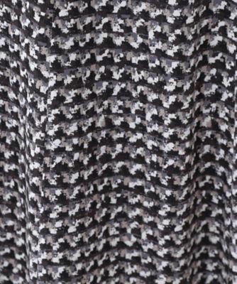 ニットスタイルが華やかに◎】チドリ風プリントフレアスカート