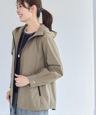 美品✨22SS✨アドーア ライトブルゾン イタリア リモンタ社　ライトグレー キレイ見え／気軽な羽織に◎】スポーティライトアウター