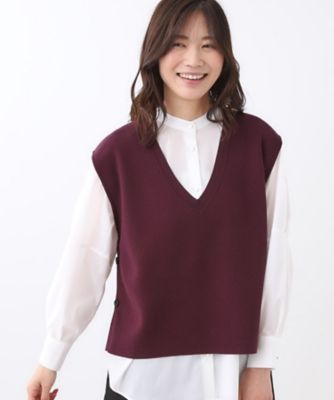 【riri♡さま専用】⭐︎kolor⭐︎vネックニットベスト 予約】総針Vネックニットベスト | ニット | NOELA OFFICIAL WEB STORE