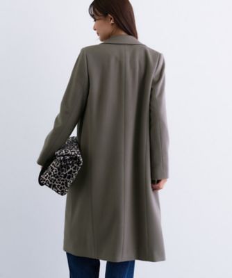 【タグ付き新品】INDIVI ベージュ チェスターコート インディヴィ INDIVI 【超軽量／蓄熱】ライトパフ チェスター