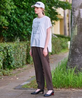 箔PTドルマンスリーブロゴTシャツ（2002528056
