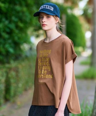 DRESSTERIOR / ドレステリア 箔PTドルマンスリーブロゴTシャツ DRESSTERIOR｜箔PTドルマンスリーブロゴTシャツ | Rakuten