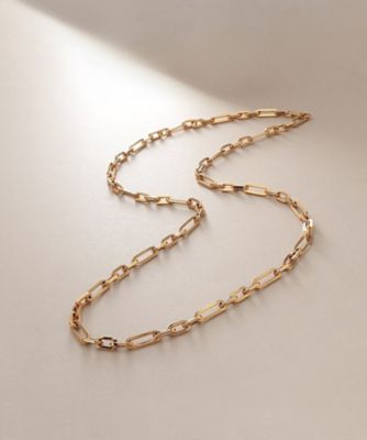 ＜COCOSHNIK (Women)＞Ｋ１８中空プリム３・１フィガロ　ネックレス（６０ｃｍ）（２００２５２８３２０）