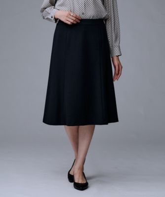 洗えるスーツ／ストレッチ】ウール混ジャージ マーメイド