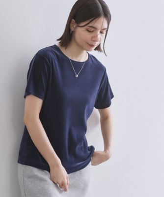 【SALE】OPAQUE.CLIP (Women)/オペークドットクリップ フロッキーチュールTシャツ(2002528619) アオ094 トップス【三越伊勢丹/公式】