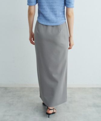 スカート JERSEY LIDO SKIRT 08sircus Cupro jersey straight long skirt S23SS-SK04