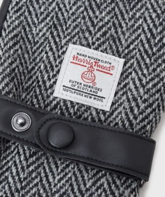 199990 HARRIS TWEED ハリスツイード Harris Tweed グローブ グレー ポリエステル/羊革 ユニセックス [A1000023033343A] 199990 HARRIS TWEED ハリスツイード Harris Tweed グローブ グレー