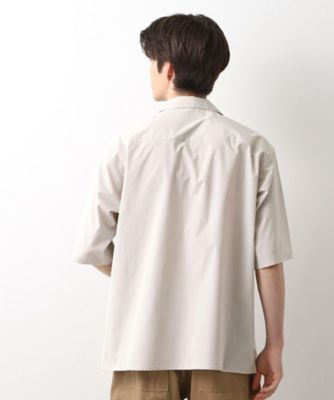 CAVEダブルフラップ半袖シャツ【吸水速乾／ストレッチ／洗濯機OK