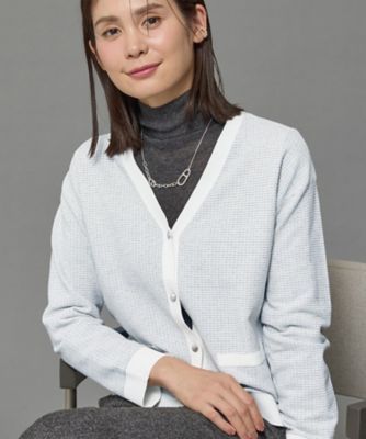 ＜INDIVI S (Women/小さいサイズ)＞【軽く羽織れる／洗える】ジャケット風カーディガン（２００２５２８７５２）