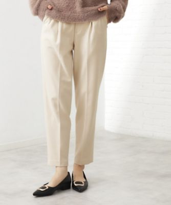 ＜THE SHOP TK (Women)＞【着丈選べる／ＸＳ～ＸＬサイズ】裏起毛テーパードパンツ（２００２５２８７９９）