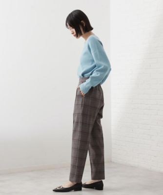 着丈選べる／XS～XLサイズ】あったか裏起毛テーパードパンツ