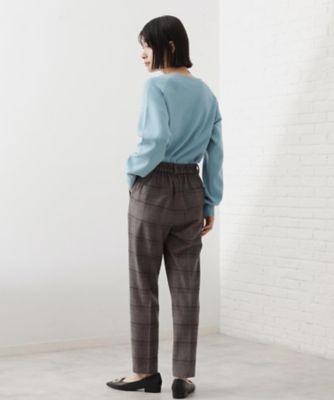 着丈選べる／XS～XLサイズ】あったか裏起毛テーパードパンツ