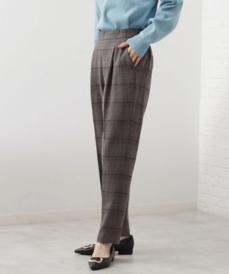 着丈選べる／XS～XLサイズ】あったか裏起毛テーパードパンツ