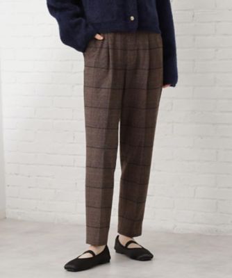 着丈選べる／XS～XLサイズ】あったか裏起毛テーパードパンツ