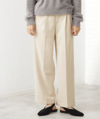 ＜THE SHOP TK (Women)＞【着丈選べる／ＸＳ～ＸＬサイズ】裏起毛ワイドパンツ（２００２５２８８００）