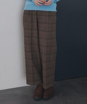 着丈選べる／XS～XLサイズ】あったか裏起毛ワイドパンツ