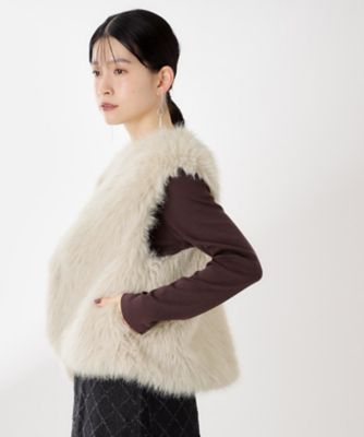 フェイクファーベスト（2002528822） | THE SHOP TK (Women