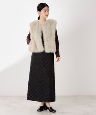 tovho　ファーベスト SHOO・LA・RUE｜ふわふわファーベスト | Rakuten Fashion(楽天