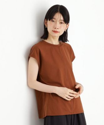 合皮パイピングフレンチＴシャツ【洗える】（２００２５２８８９１）