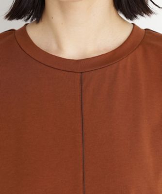 合皮パイピングフレンチＴシャツ【洗える】（２００２５２８８９１）