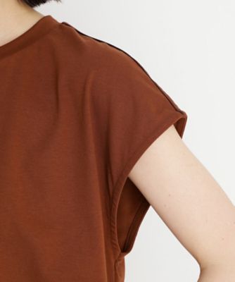 合皮パイピングフレンチＴシャツ【洗える】（２００２５２８８９１）