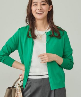 通年活躍！／アンサンブル可能】クルーネックカーディガン