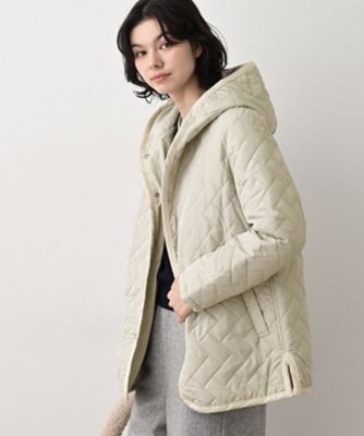 キルトフードジャケット（2002528903） | Dessin (Women