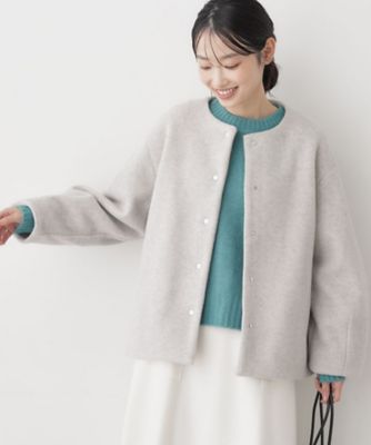 ＜Dessin (Women)＞メランジ起毛ジャケット（２００２５２８９０４）