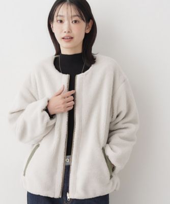 2WAY】リバーシブルタフタボアアウター（2002528905