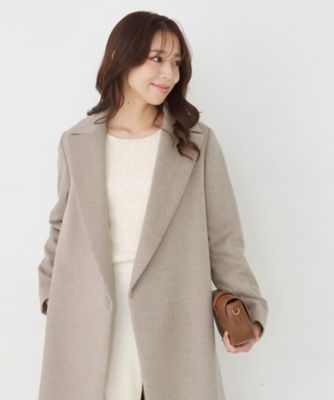 カシミヤ100％／日本製】ロングガウンコート