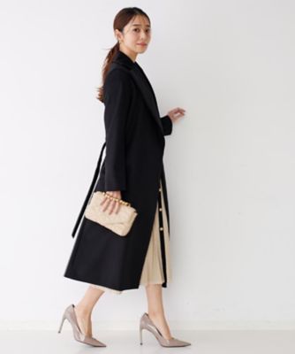 カシミヤ100％／日本製】ロングガウンコート（2002528918