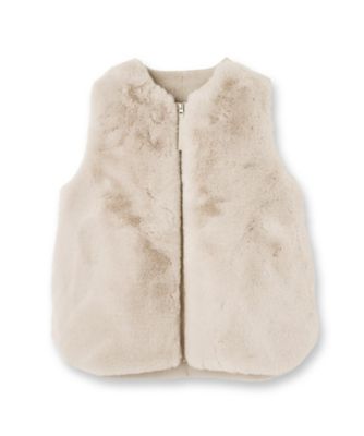 3色展開】フェイクファーベスト（2002528936） | SUNAUNA