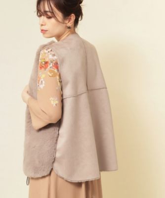 save the duck フェイクファーベスト 1/S SAVE THE DUCK（セーブ・ザ