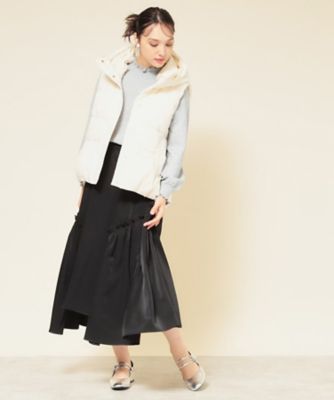 フード付き／2色展開】ダウンベスト（2002528938