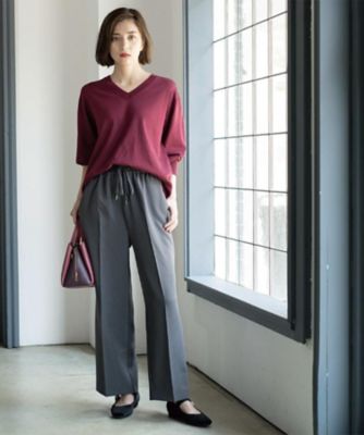 極美品 未使用？ カナダ製 wash2wear スエードレザー ストレートパンツ 日本製/洗える】ストレートパンツ（フルレングスパンツ） | COUP DE