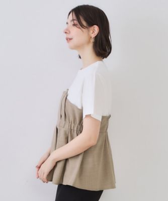 Opaque.clip 新品タック袖カットソー Opaque.clip 新品タック袖カットソー