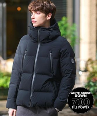 【送料無料】DRESSTERIOR (Men) /ドレステリア【700フィルパワー/高品質ダウン/Safari12月号掲載】ホワイトグース ホットメルトダウンMark2(2002529143) クロ019 コート・ジャケット【三越伊勢丹/公式】