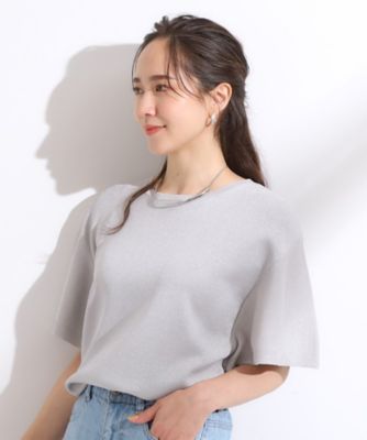 みぃちゃん◎Rene ルネ◎フレアふんわりニット◎36白 格安！◎Rene ルネ◎フレアふんわりニット◎36白